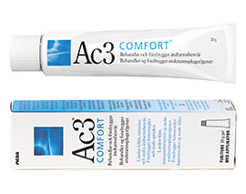 Ac3 Comfort hjälper mot ändtarmsproblem